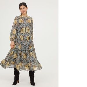 William Morris & Co x H&M Floral Maxi Dress US 2